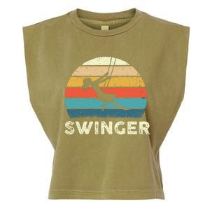 Swinger Polyamory Couple Swapping Swing Swinging Garment-Dyed Women's Muscle Tee