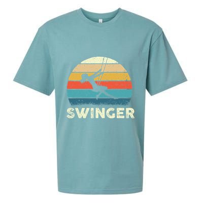 Swinger Polyamory Couple Swapping Swing Swinging Sueded Cloud Jersey T-Shirt
