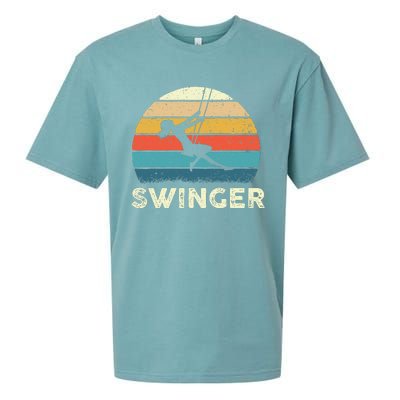 Swinger Polyamory Couple Swapping Swing Swinging Sueded Cloud Jersey T-Shirt