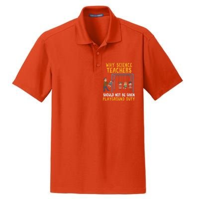 Science Physicist Chemist Teacher Vintage Dry Zone Grid Polo