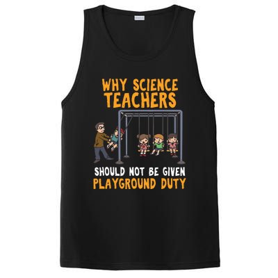 Science Physicist Chemist Teacher Vintage PosiCharge Competitor Tank