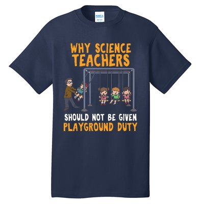 Science Physicist Chemist Teacher Vintage Tall T-Shirt