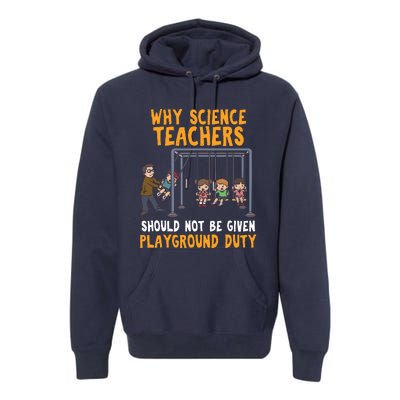 Science Physicist Chemist Teacher Vintage Premium Hoodie