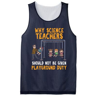 Science Physicist Chemist Teacher Vintage Mesh Reversible Basketball Jersey Tank