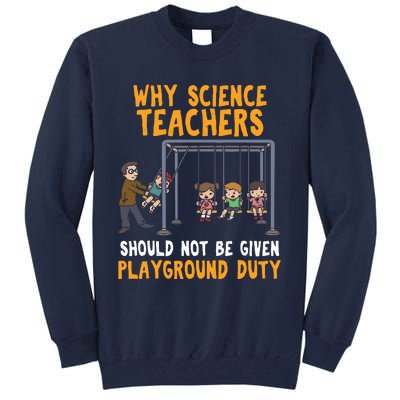 Science Physicist Chemist Teacher Vintage Tall Sweatshirt