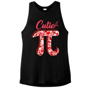 Spiral Pi Color Numbers Teacher Student Pi Day Ladies PosiCharge Tri-Blend Wicking Tank