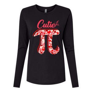 Spiral Pi Color Numbers Teacher Student Pi Day Womens Cotton Relaxed Long Sleeve T-Shirt