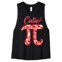 Spiral Pi Color Numbers Teacher Student Pi Day Women's Racerback Cropped Tank