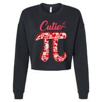 Spiral Pi Color Numbers Teacher Student Pi Day Cropped Pullover Crew