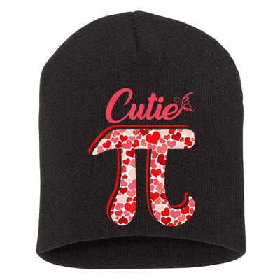 Spiral Pi Color Numbers Teacher Student Pi Day Short Acrylic Beanie