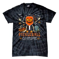 Scary Pickleball Costume: Halloween Skeleton Lover Tie-Dye T-Shirt