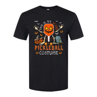 Scary Pickleball Costume: Halloween Skeleton Lover Softstyle CVC T-Shirt