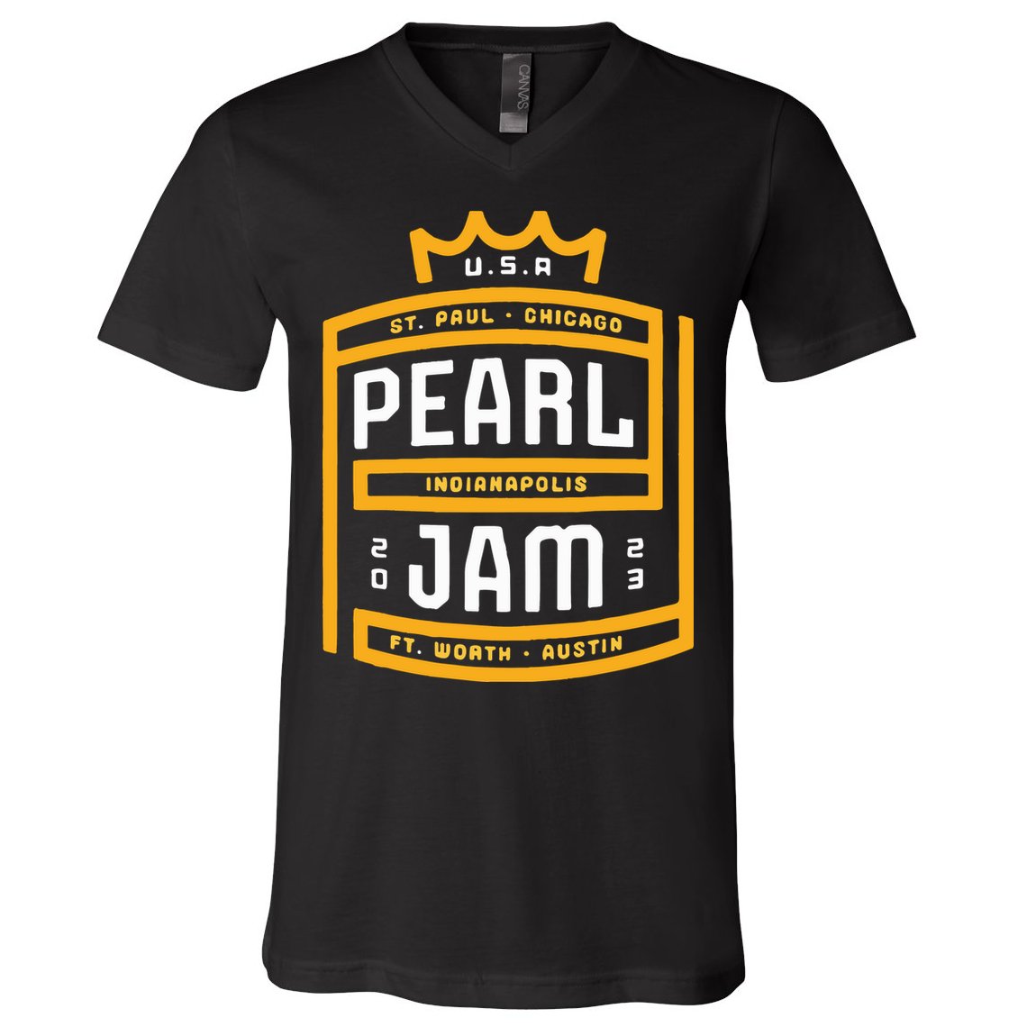 St Paul Chicago Indianapolis And Ft Worth V-Neck T-Shirt