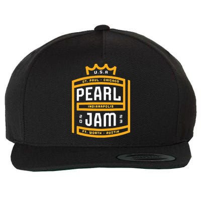 St Paul Chicago Indianapolis And Ft Worth Wool Snapback Cap