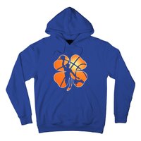 St Patrick's Day Basketball Shamrock Lucky Gift Hoodie