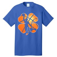 St Patrick's Day Basketball Shamrock Lucky Gift Tall T-Shirt