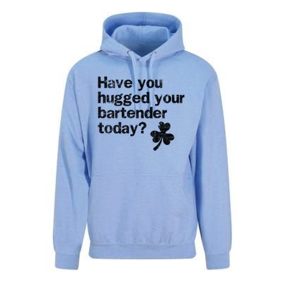 St Patricks Day Bartender Funny Saying Have You Hugged Gift Unisex Surf Hoodie