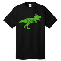 St Patricks Day Dinosaur Lucky Saurus Irish Shamrock Boy Tall T-Shirt