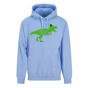 St Patricks Day Dinosaur Lucky Saurus Irish Shamrock Boy Unisex Surf Hoodie