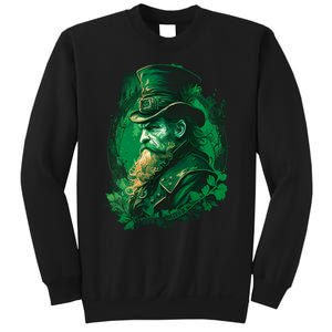 St Patricks Day Leprechaun Graphic Sweatshirt