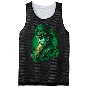 St Patricks Day Leprechaun Graphic Mesh Reversible Basketball Jersey Tank