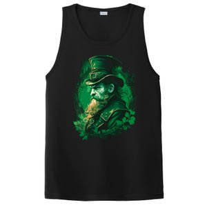 St Patricks Day Leprechaun Graphic PosiCharge Competitor Tank