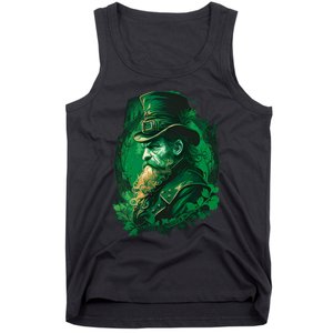 St Patricks Day Leprechaun Graphic Tank Top