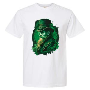 St Patricks Day Leprechaun Graphic Garment-Dyed Heavyweight T-Shirt