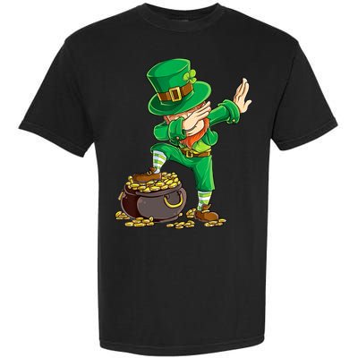 St Patricks Day Dabbing Leprechaun Dab Garment-Dyed Heavyweight T-Shirt