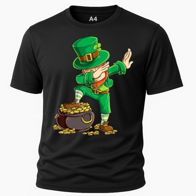 St Patricks Day Dabbing Leprechaun Dab Performance Shirt