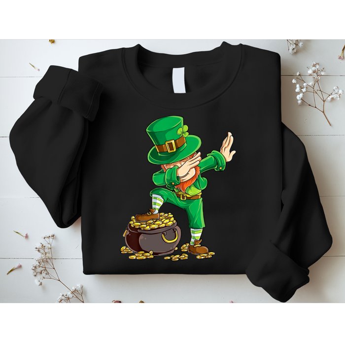 St Patricks Day Dabbing Leprechaun Dab Sweatshirt