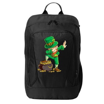 St Patricks Day Dabbing Leprechaun Dab City Backpack