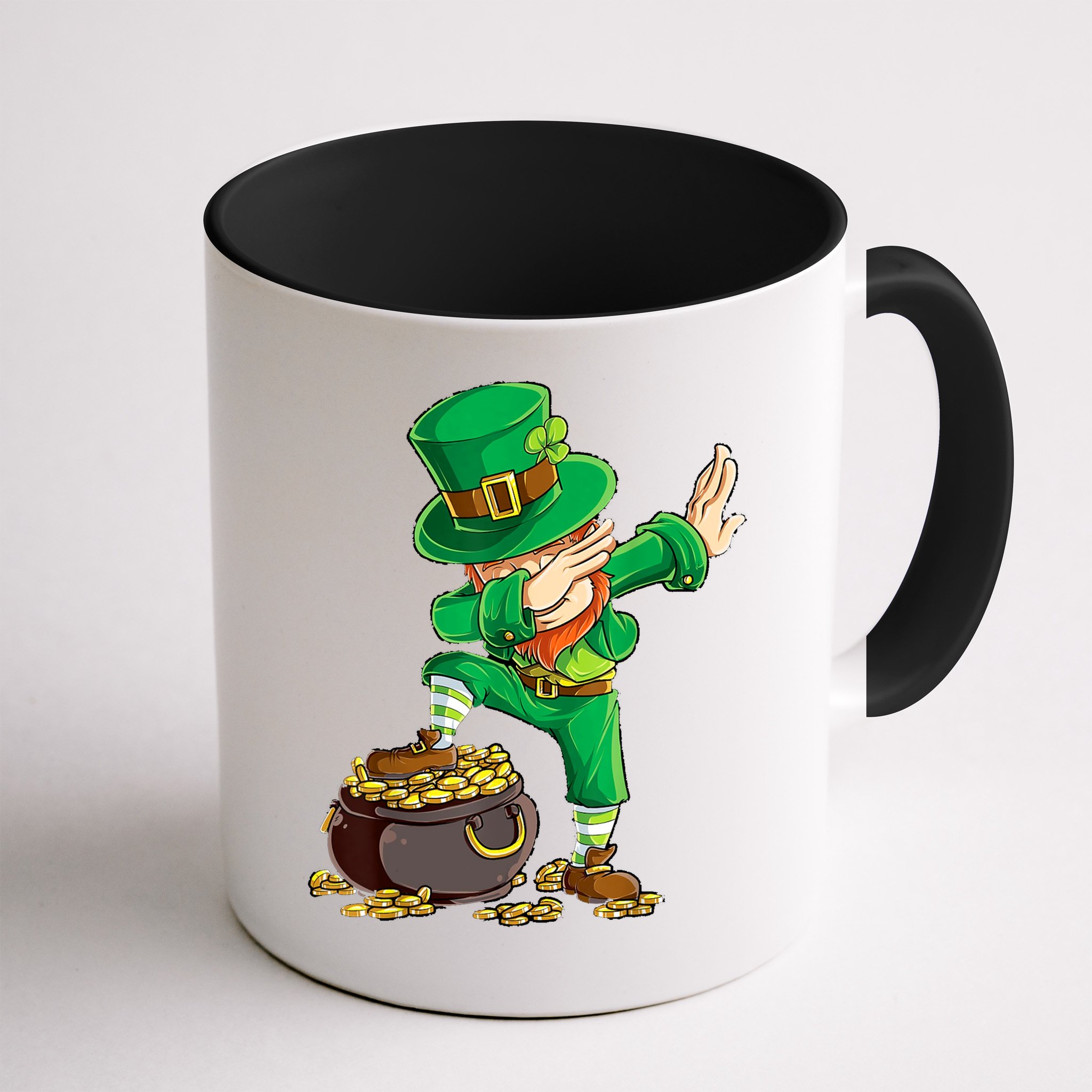 St Patricks Day Dabbing Leprechaun Dab Mug