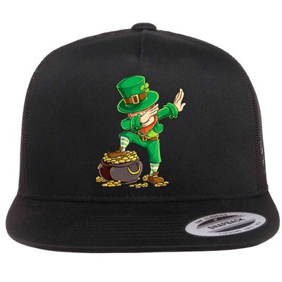 St Patricks Day Dabbing Leprechaun Dab Flatbill Hat