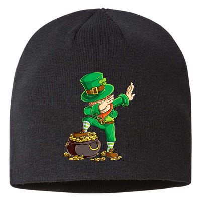 St Patricks Day Dabbing Leprechaun Dab Sustainable Beanie