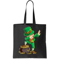 St Patricks Day Dabbing Leprechaun Dab Tote Bag