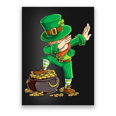 St Patricks Day Dabbing Leprechaun Dab Poster