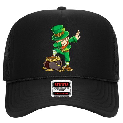 St Patricks Day Dabbing Leprechaun Dab Trucker Hat