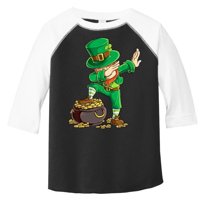 St Patricks Day Dabbing Leprechaun Dab Toddler Fine Jersey T-Shirt