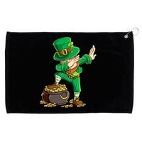 St Patricks Day Dabbing Leprechaun Dab Grommeted Golf Towel