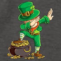 St Patricks Day Dabbing Leprechaun Dab Vector Backpack