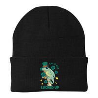 St Patricks Day Let's Get Lucked Up Frog Beanie