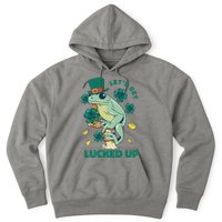 St Patricks Day Let's Get Lucked Up Frog Hoodie