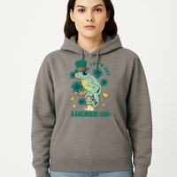 St Patricks Day Let's Get Lucked Up Frog Hoodie