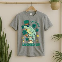 St Patricks Day Let's Get Lucked Up Frog T-Shirt