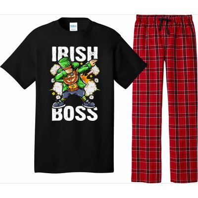 St Patricks Day Outfit Dabbing Leprechaun Gift Pajama Set