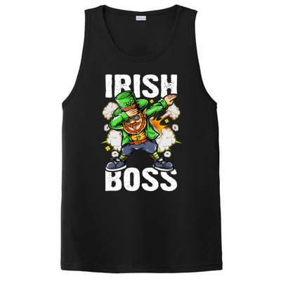 St Patricks Day Outfit Dabbing Leprechaun Gift PosiCharge Competitor Tank