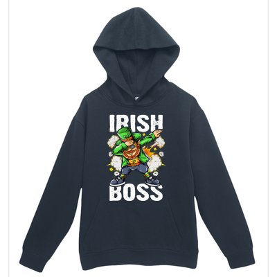 St Patricks Day Outfit Dabbing Leprechaun Gift Urban Pullover Hoodie