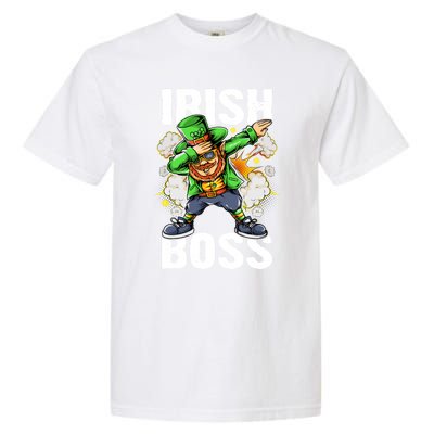 St Patricks Day Outfit Dabbing Leprechaun Gift Garment-Dyed Heavyweight T-Shirt