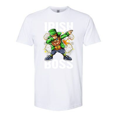 St Patricks Day Outfit Dabbing Leprechaun Gift Softstyle CVC T-Shirt